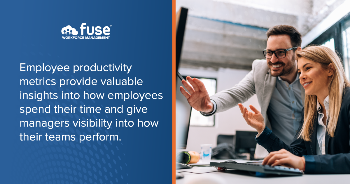 Employee productivity metrics provide valuable insights into how employees perform