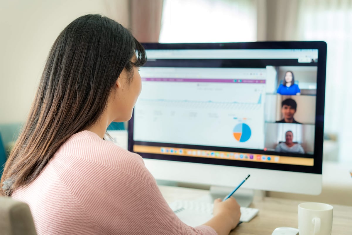 HR Analytics-remote video meeting