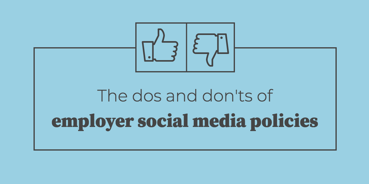 employer social media policies