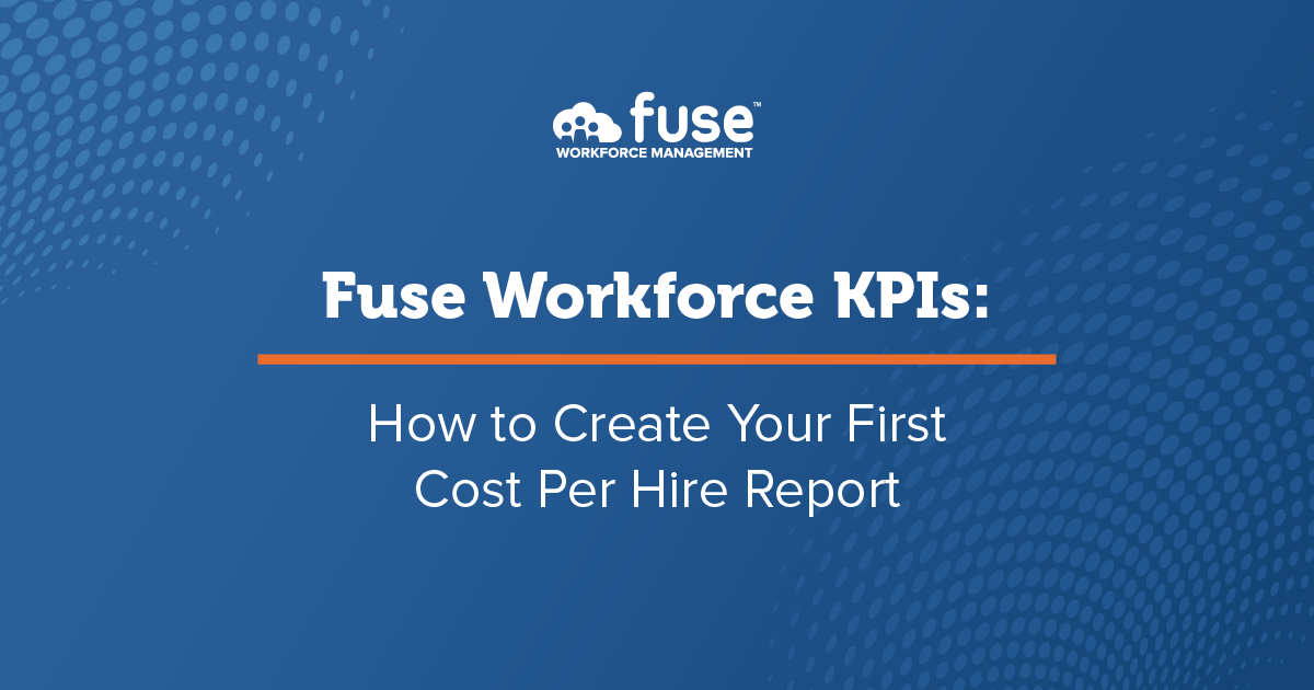 How to Create Your First Cost Per Hire Report