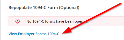 View employer Forms 1094-C